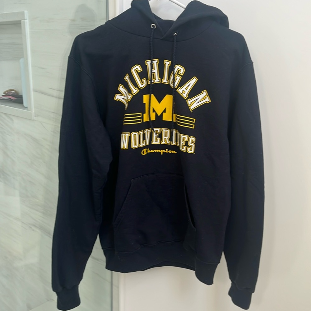 Champion University of Michigan Wolverines Unisex Sweatshirt Hoodie